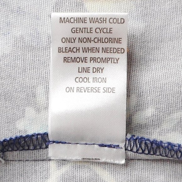 The Tog Shop Jacket M Blue Cotton Floral Lightweight Pockets Buttons Casual - Picture 13 of 13